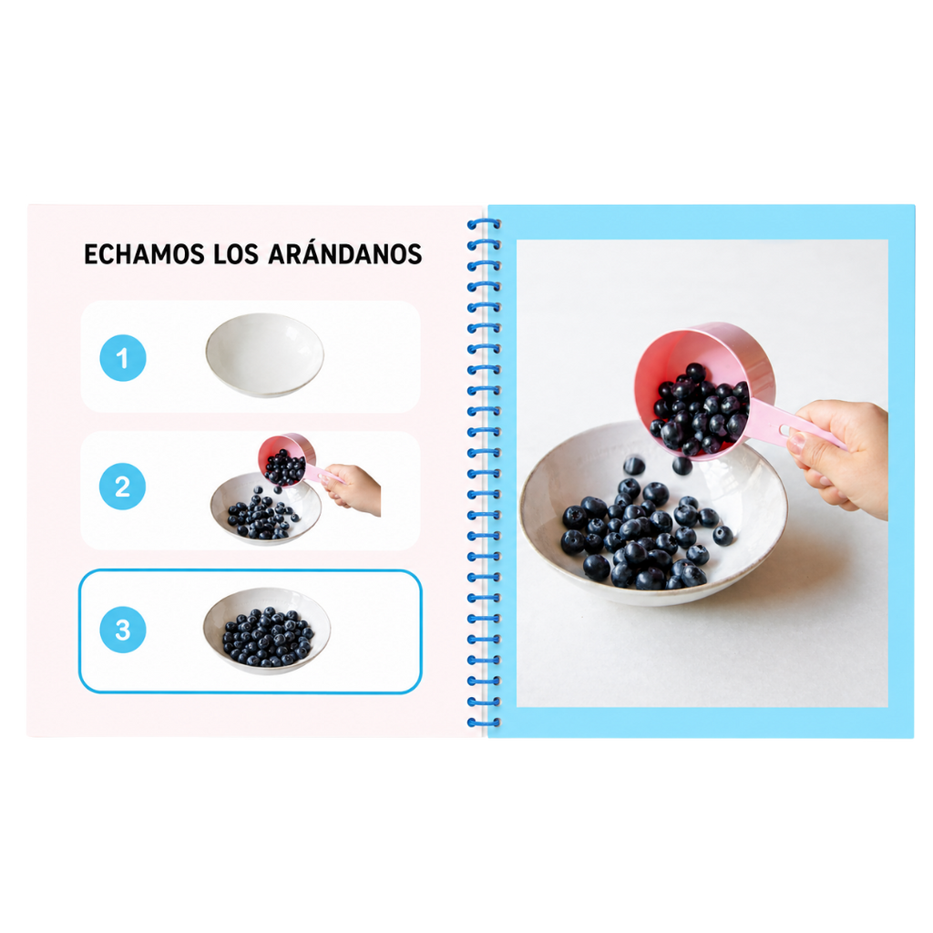 Recetario Yogur con chía y arándanos — make & mess