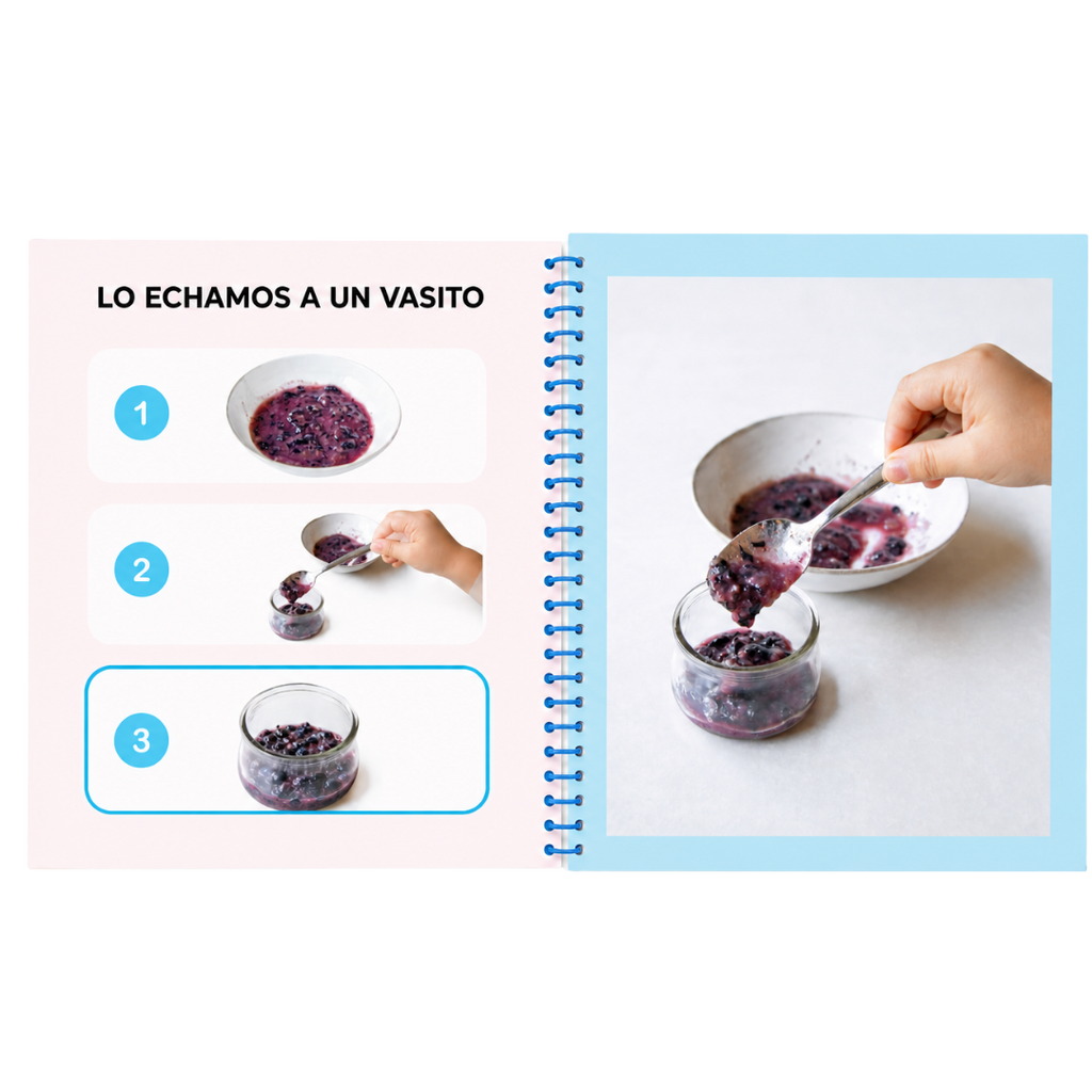 Recetario Yogur con chía y arándanos — make & mess