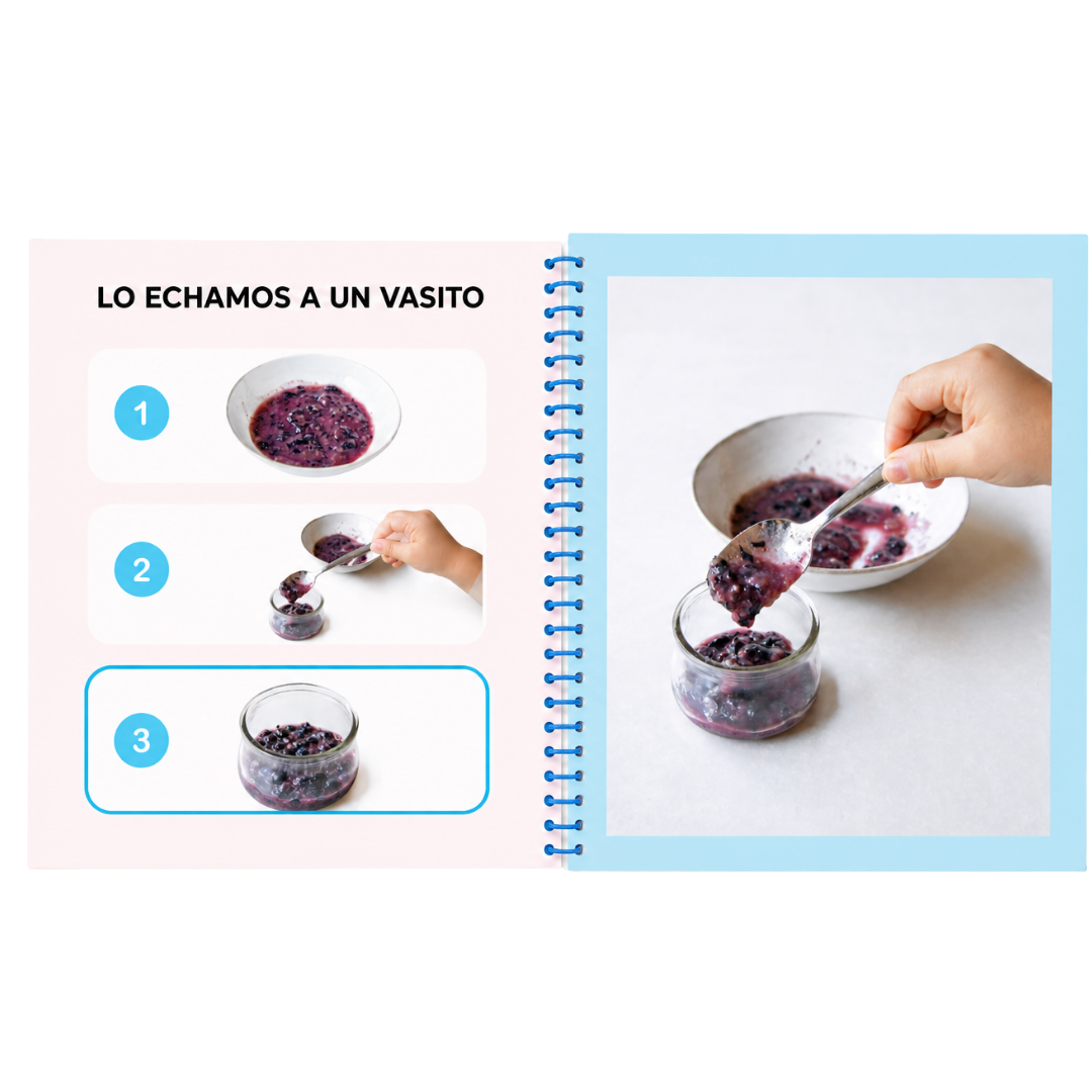 Recetario Yogur con chía y arándanos — make & mess