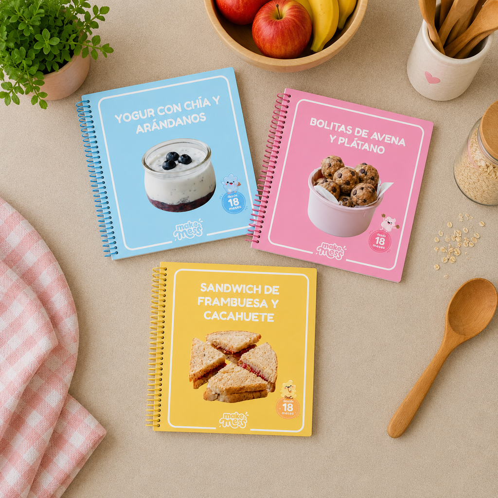 Pack 3 recetarios de Make & Mess